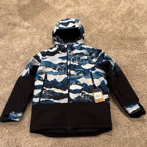 The North Face Optic Blue and Black Jacket